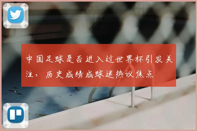 中国足球是否进入过世界杯引发关注，历史成绩成球迷热议焦点